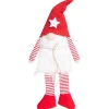 Gnome de Noël à poser avec jambes tombantes H40cm