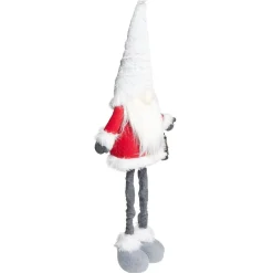 Gnome de Noël avec jambes extensibles H87cm