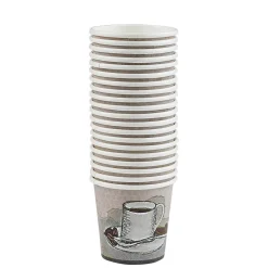 Gobelet à café en carton blanc crème 12 cl x20