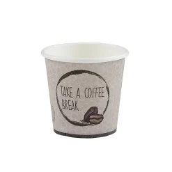 Gobelet à café en carton blanc crème 12 cl x20