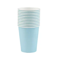 Gobelet bleu clair en carton 25 cl x12