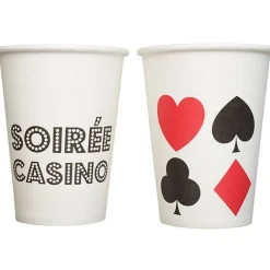 Gobelet en carton design Casino x10