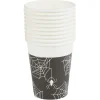 Gobelet en carton Halloween motif araignée 25cl x10