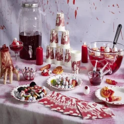 Gobelet en carton Halloween motif sang coulant 25cl x10