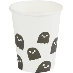 Gobelet en carton Halloween motif fantôme 25cl x10