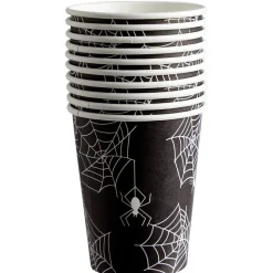 Gobelet en carton motif araignée 25cl x10