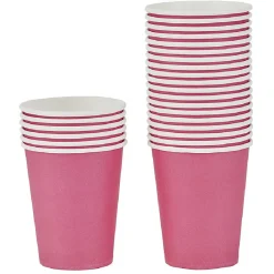 Gobelet en carton rose fuchsia x25