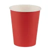 Gobelet en carton rouge et blanc 21 cl x50