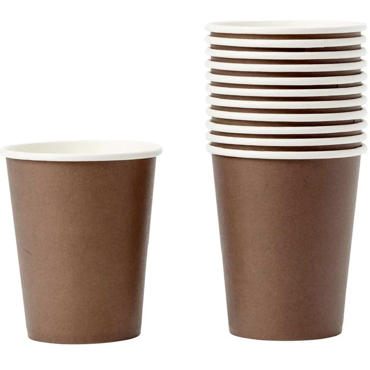 Gobelet en carton taupe 25 cl x12