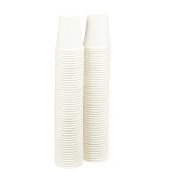 Gobelet en carton uni blanc 18 cl x100