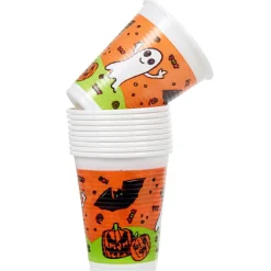 Gobelet multicolore design fantôme x10