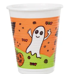 Gobelet multicolore design fantôme x10