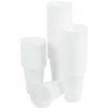 Gobelet plastique blanc réutilisable x100