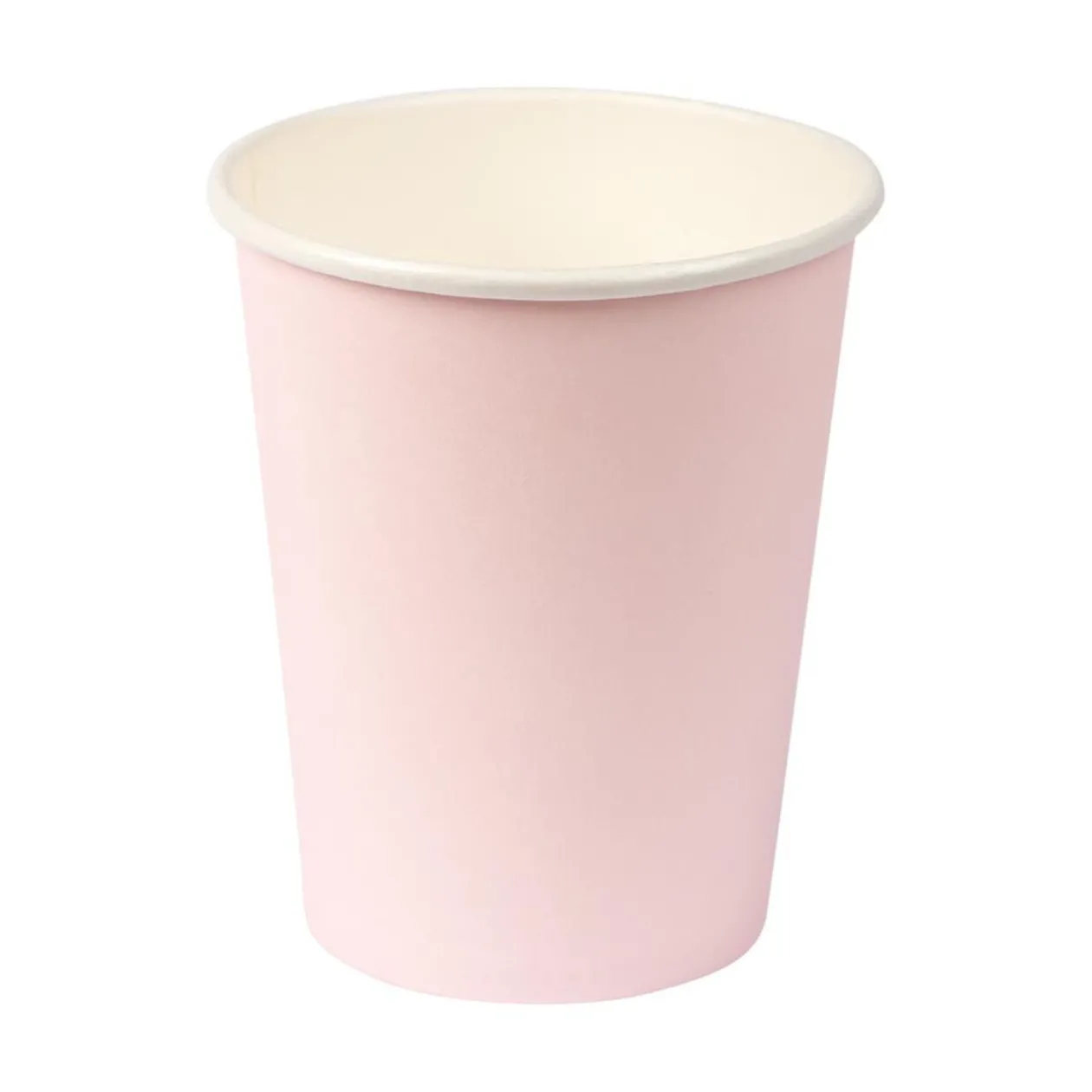 Gobelet rose pâle en carton 25 cl x12