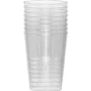 Gobelet transparent en plastique réutilisable 30 cl x8