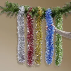 Guirlande bleu métallisé L180cm