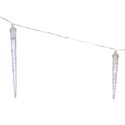 Guirlande de glace 10 stalactites lumineux