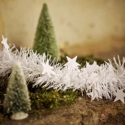 Guirlande de Noël à brins blanc scintillant L 3 m