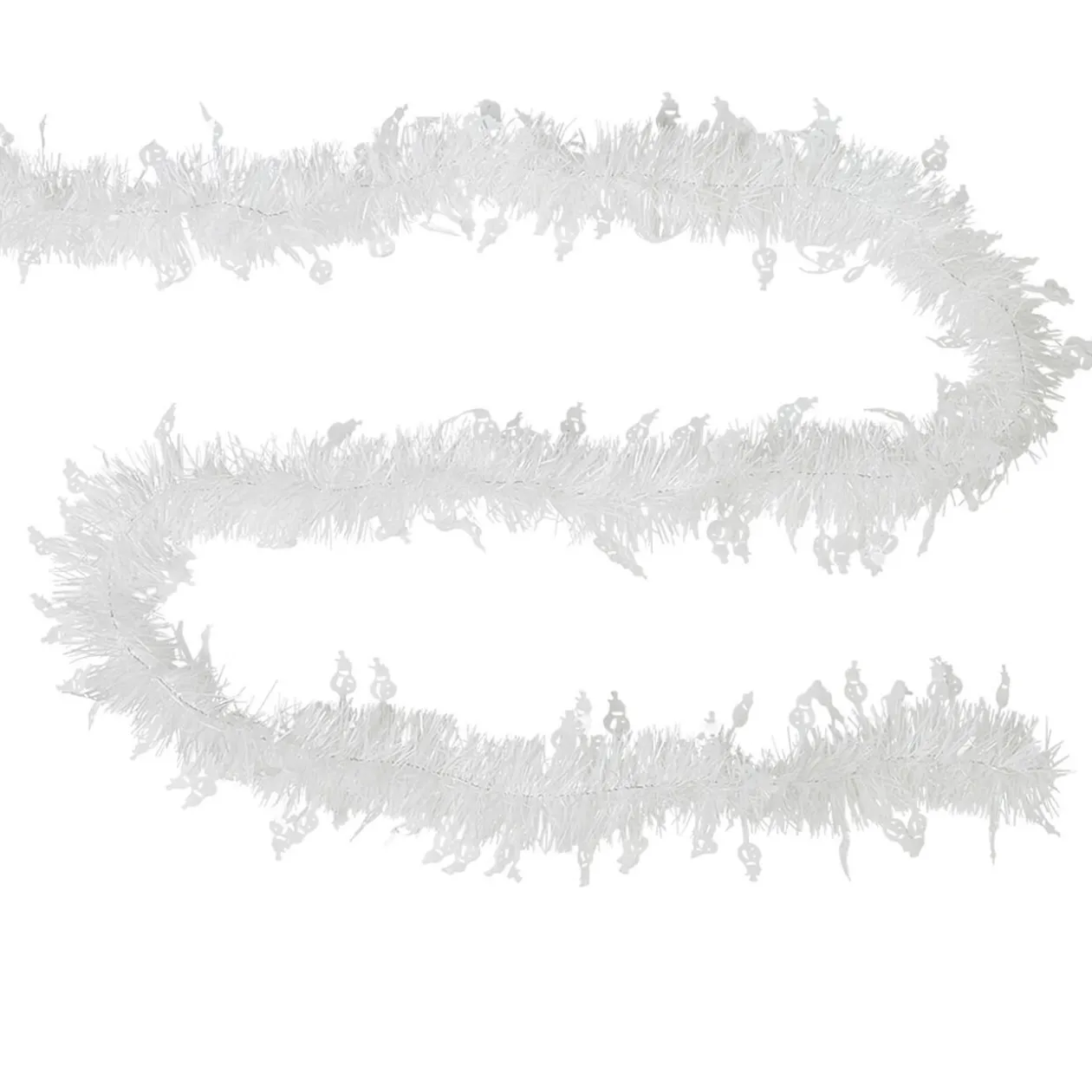 Guirlande de Noël à brins blanc scintillant L 3 m