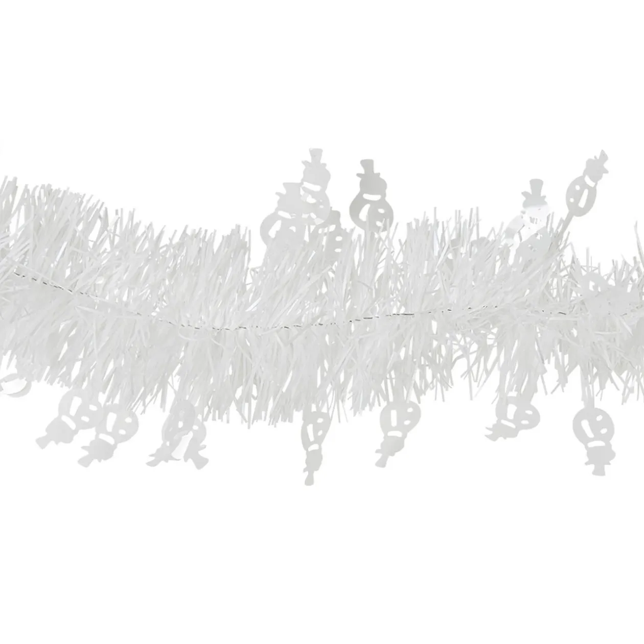 Guirlande de Noël à brins blanc scintillant L 3 m