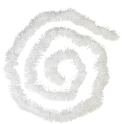 Guirlande de Noël à brins scintillants Blanc 4 m