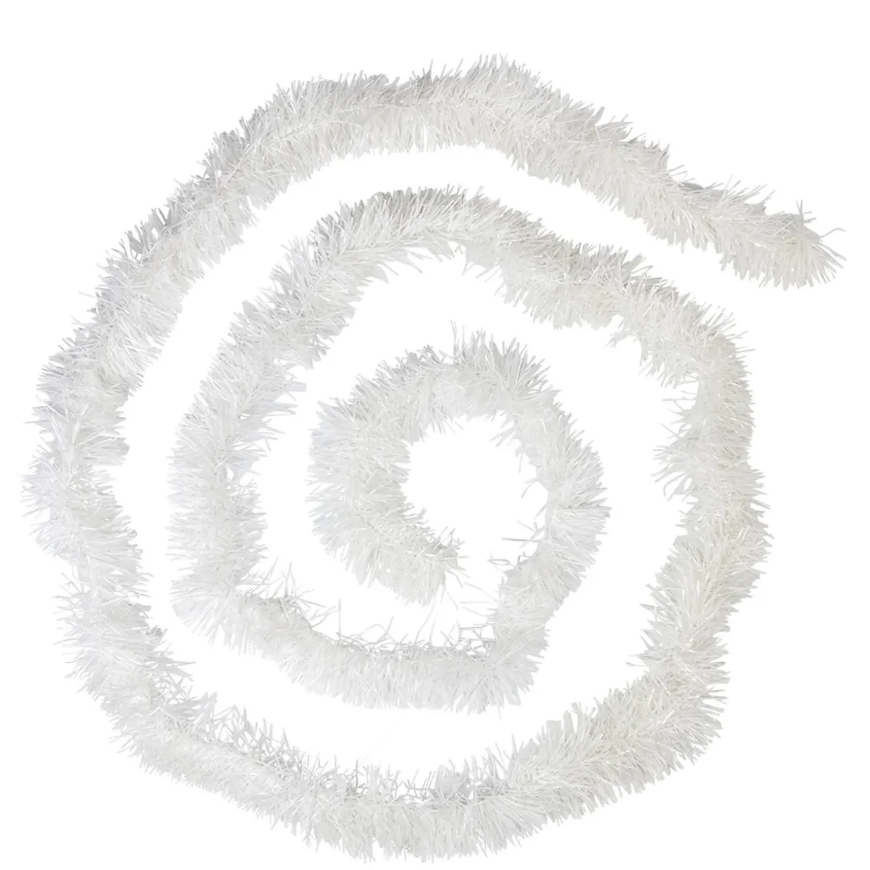 Guirlande de Noël à brins scintillants Blanc 4 m