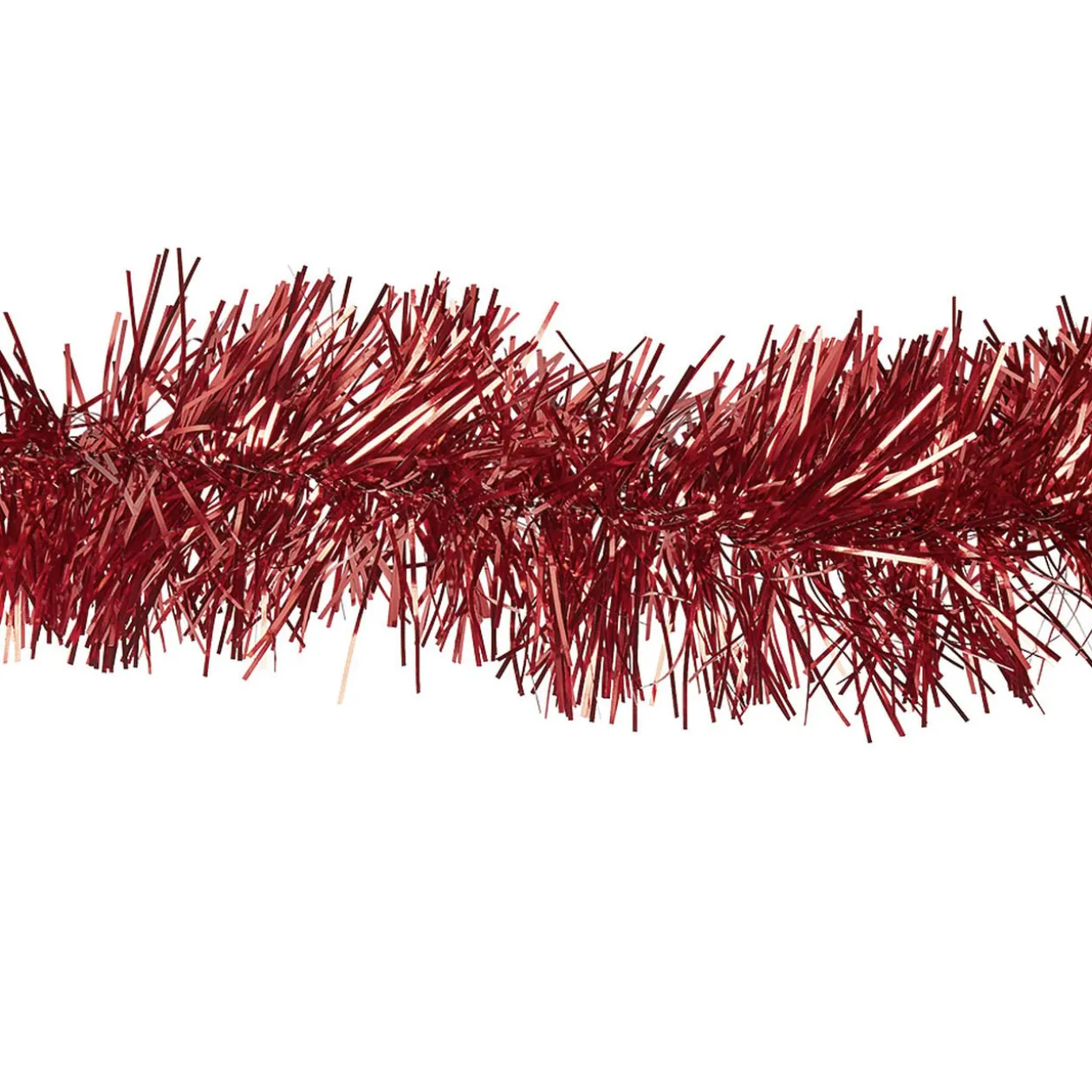 Guirlande de Noël à brins scintillants Rouge 4 m