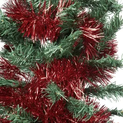 Guirlande de Noël à brins scintillants Rouge 4 m