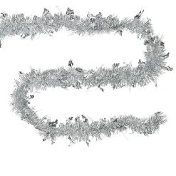 Guirlande de Noël à brins scintillants Gris 3 m