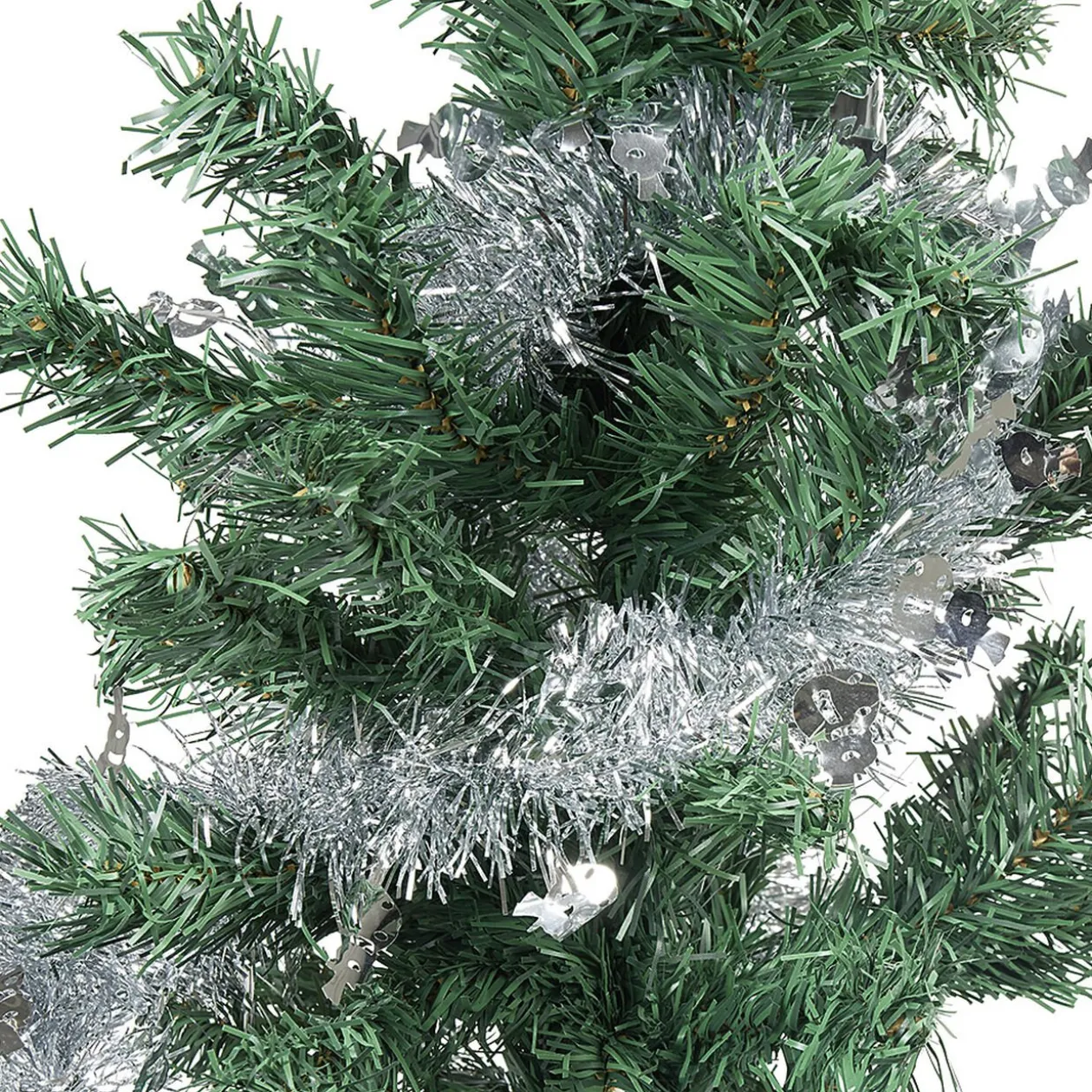 Guirlande de Noël à brins scintillants Gris 3 m