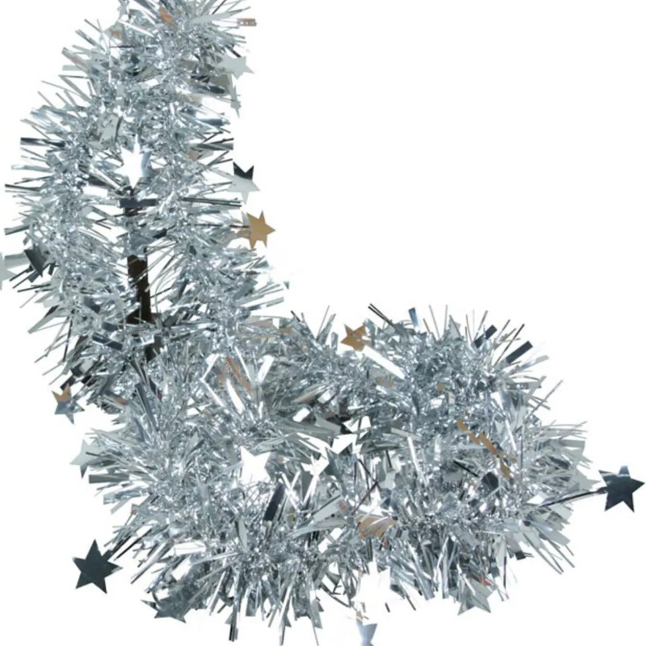 Guirlande de Noël argentée 2 m