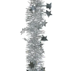 Guirlande de Noël argentée 3 m