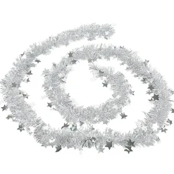 Guirlande de Noël argentée 2 m