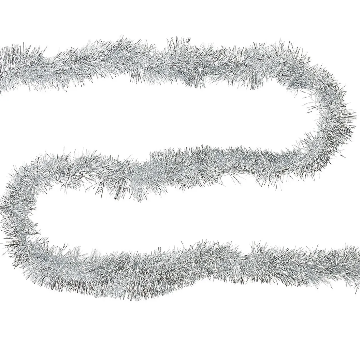Guirlande de Noël argentée 2 m