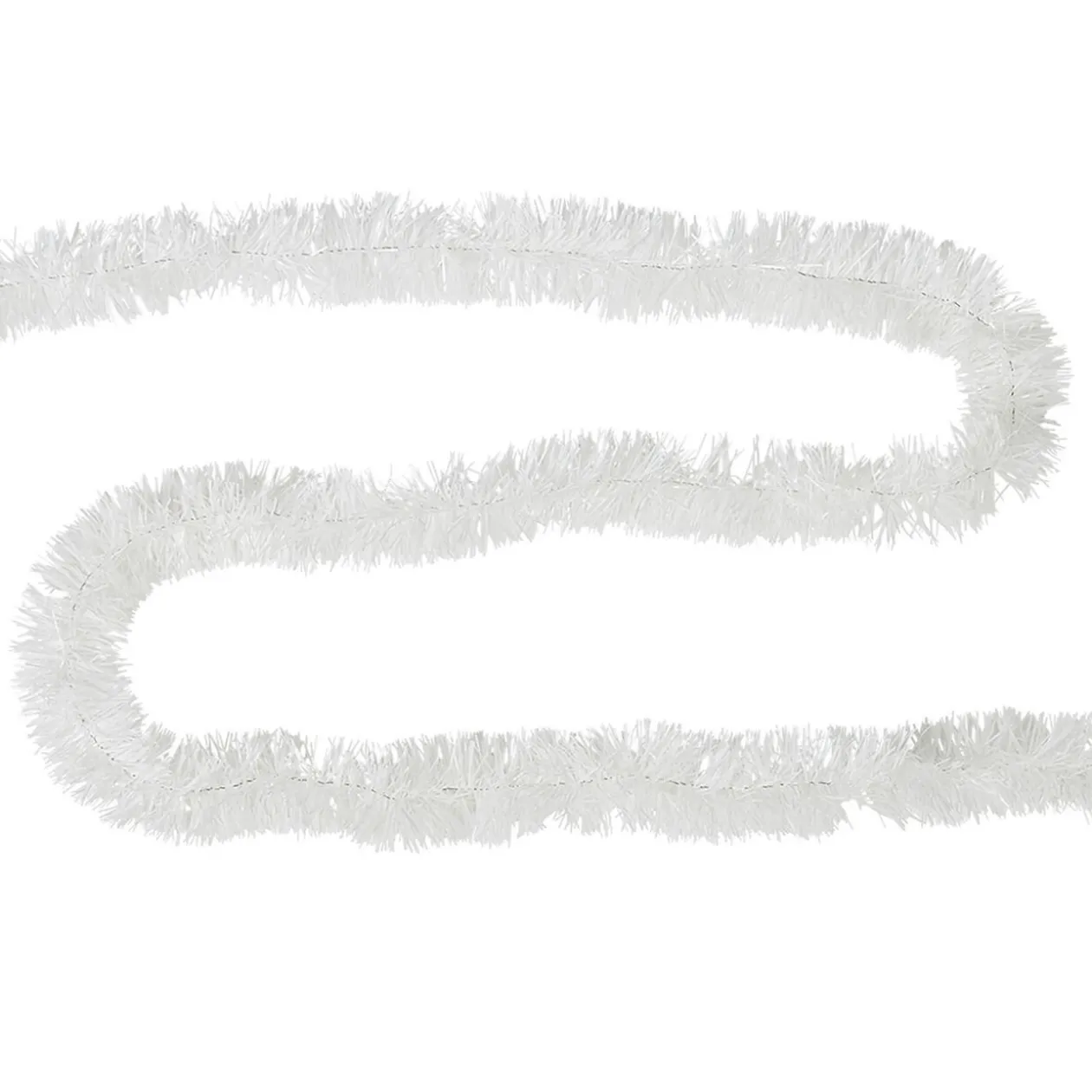 Guirlande de Noël blanche 2 m