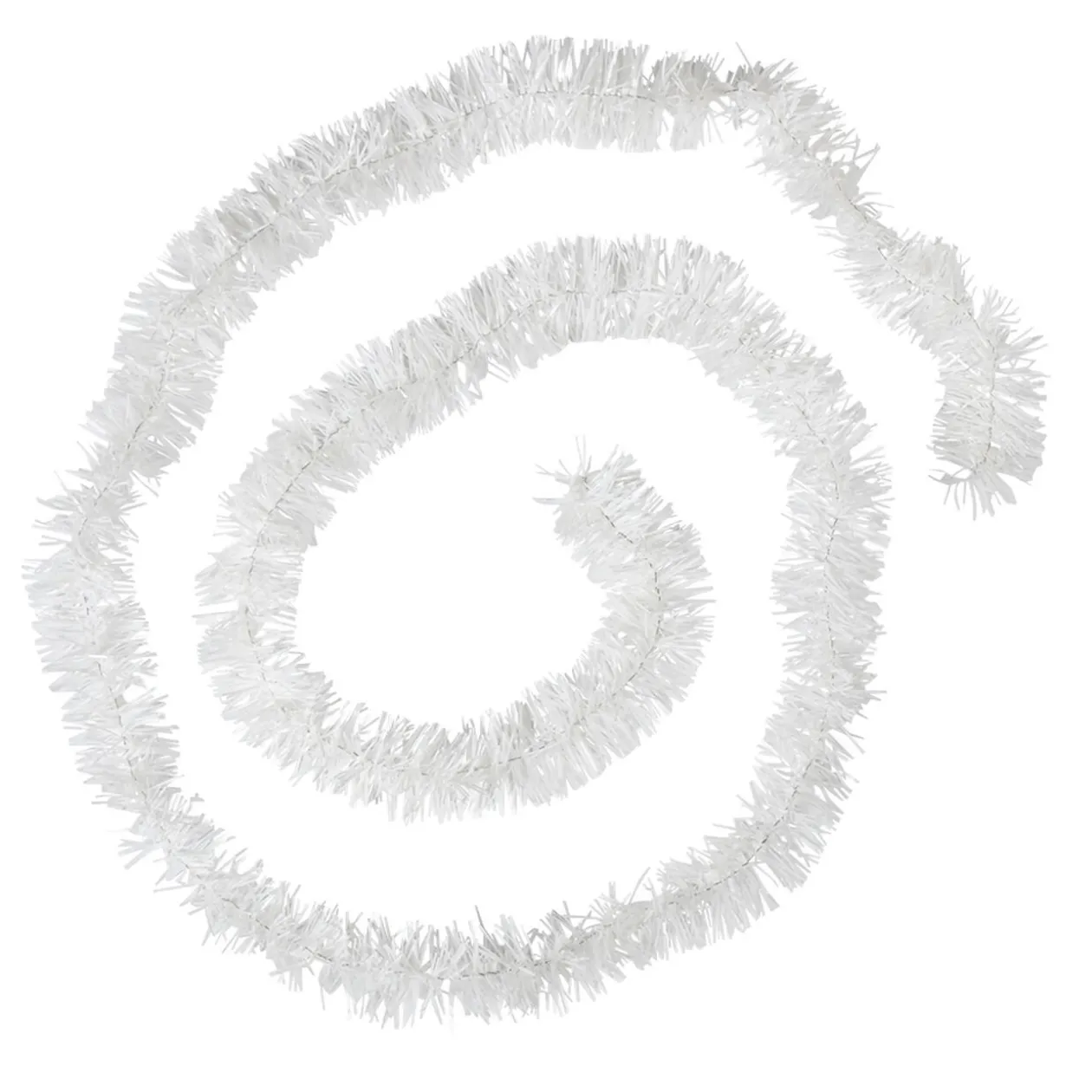 Guirlande de Noël blanche 2 m