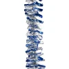 Guirlande de Noël bleue argentée 2.7 m
