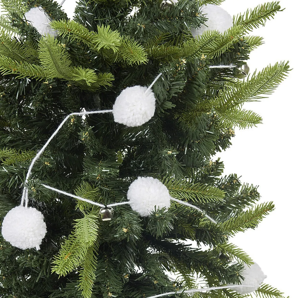 Guirlande de Noël boules et clochettes