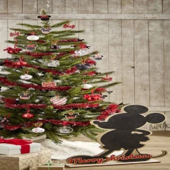 Guirlande de Noël Disney Mickey scintillante rouge et noir 3m
