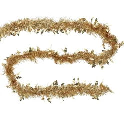 Guirlande de Noël doré bonhomme de neige 3 m