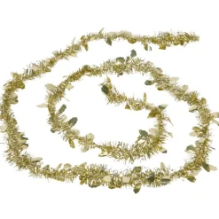 Guirlande de Noël dorée argentée 2 m