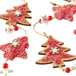 Guirlande de Noël en bois