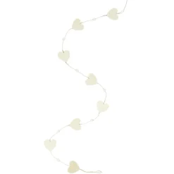 Guirlande de Noël en bois clair