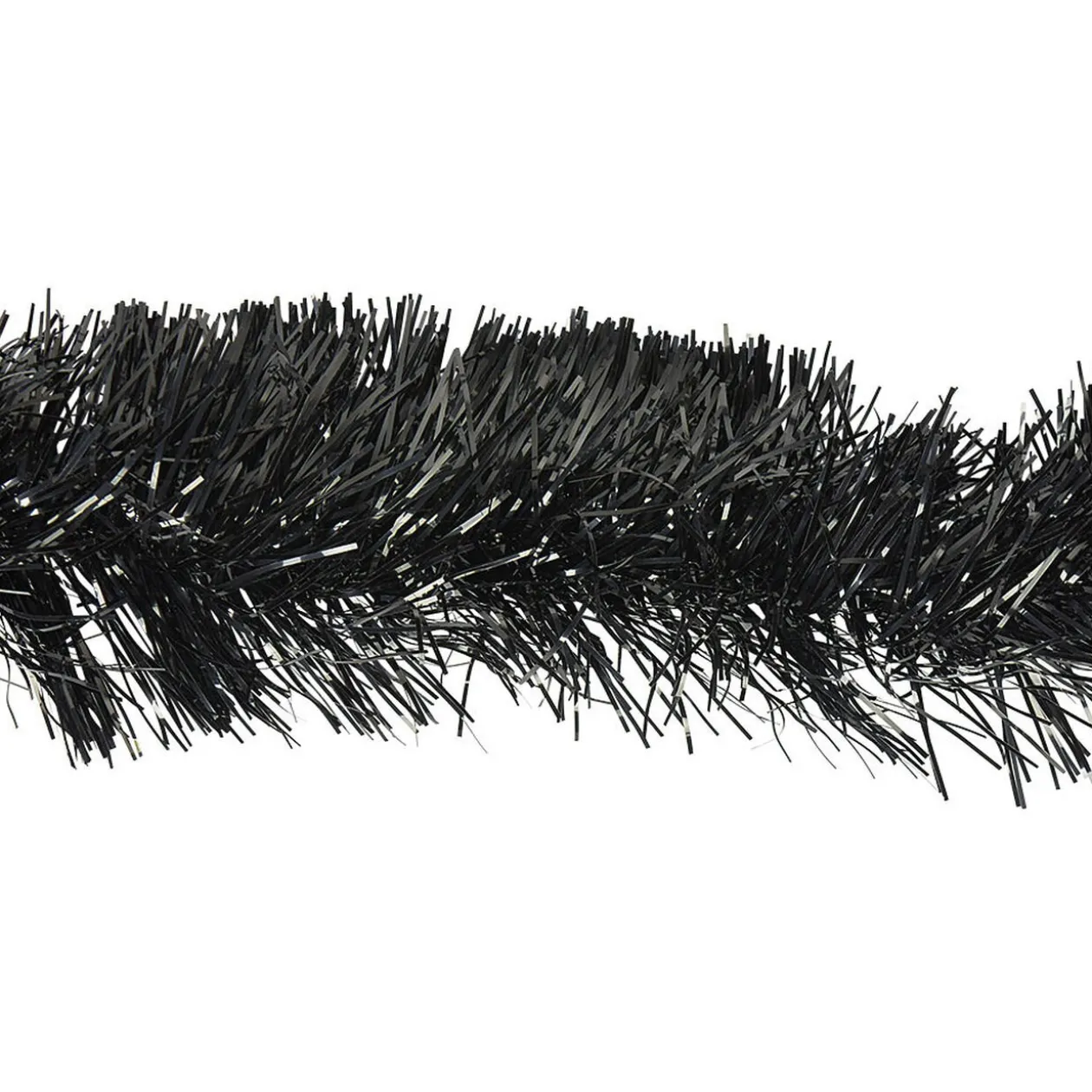 Guirlande de Noël noire 4 m