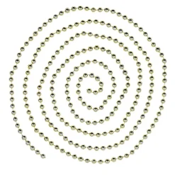 Guirlande de Noël perle dorée 2,70 m