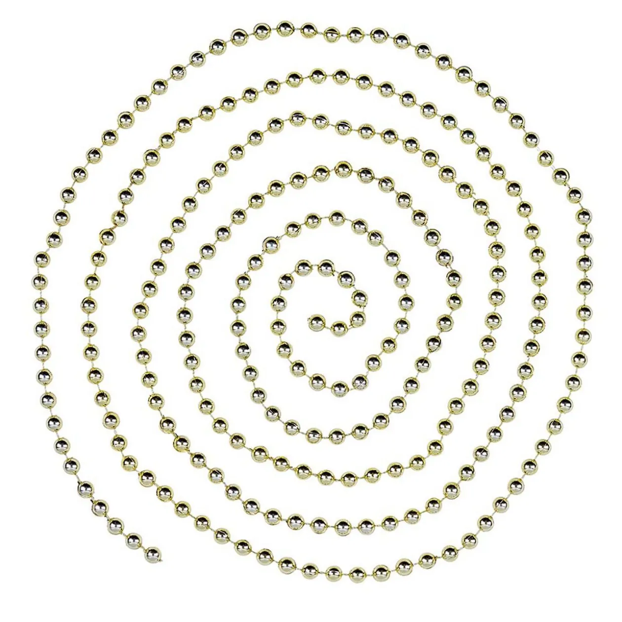 Guirlande de Noël perle dorée 2,70 m