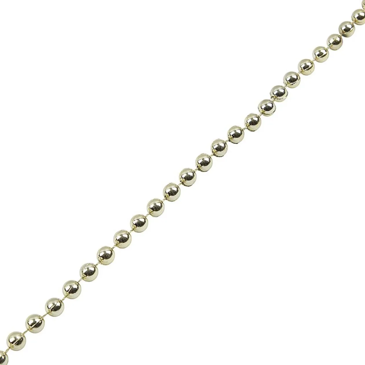 Guirlande de Noël perle dorée 2,70 m