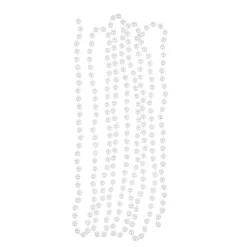 Guirlande de Noël perles blanches 2,7 m
