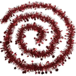 Guirlande de Noël rouge 4 m