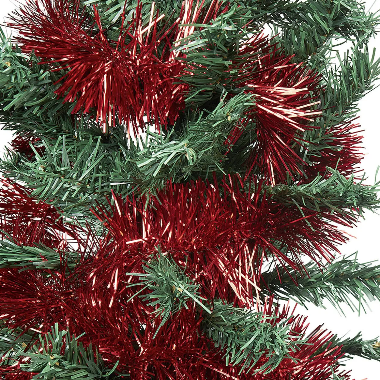 Guirlande de Noël rouge 2 m